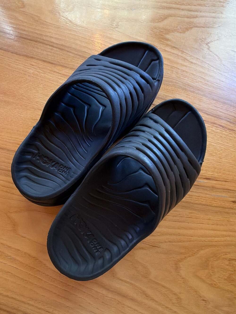 Hoka Ora Recovery Slide Black Sandals
